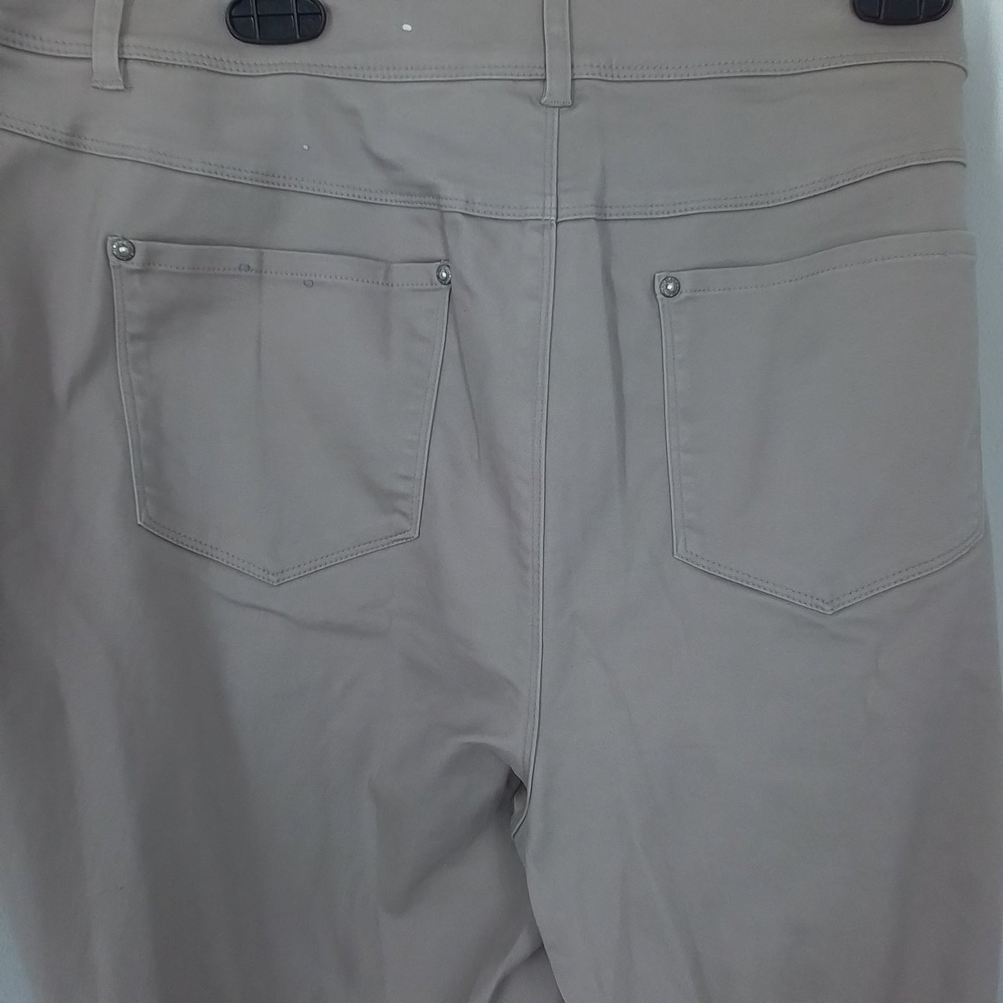 Women's Brown Cotton Pants - Size 18