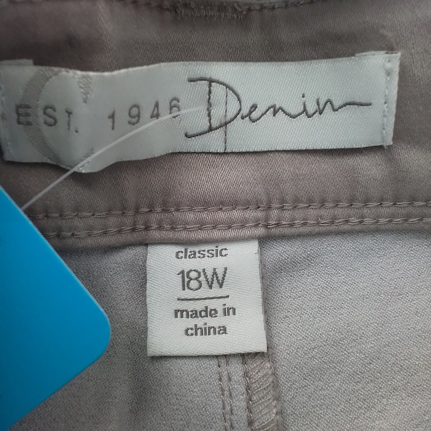 Women's Brown Cotton Pants - Size 18