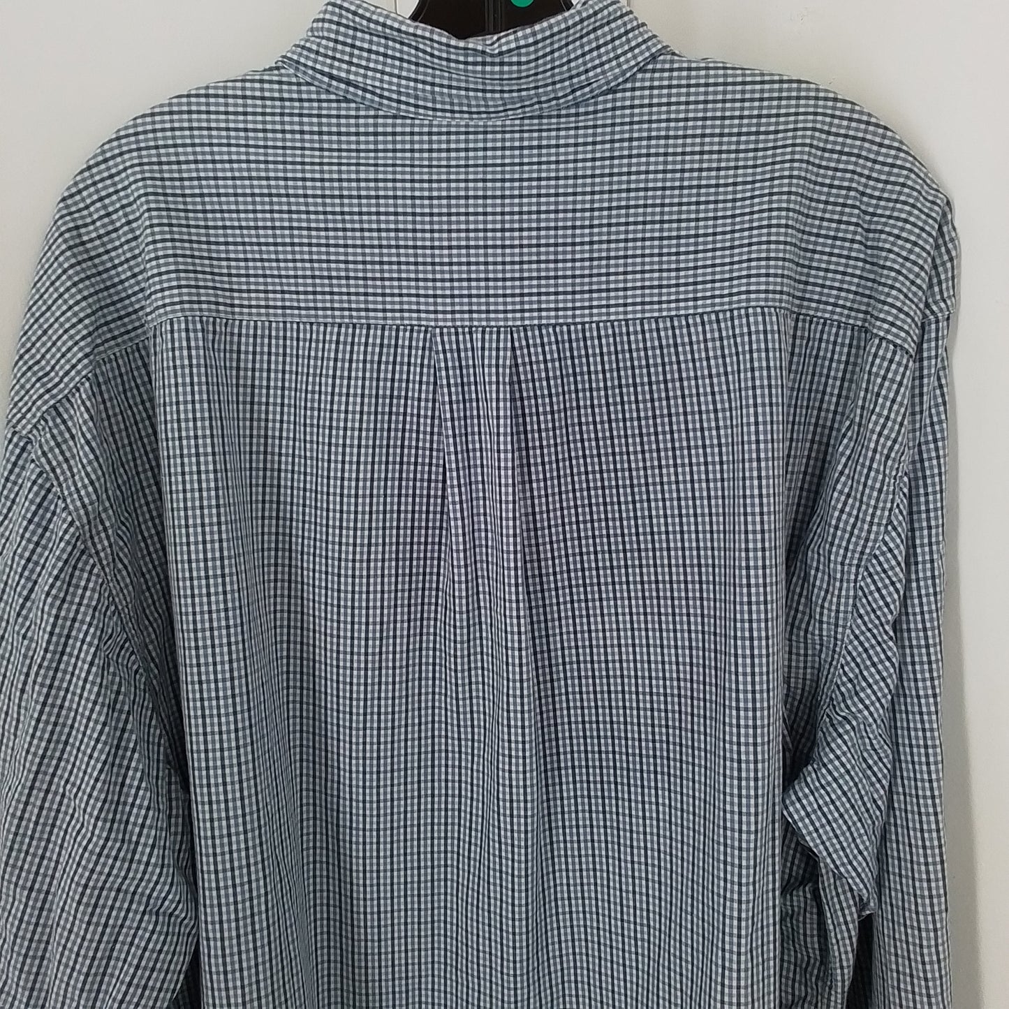 Old Navy Men's Blue/White Button Up Shirt - XL, Cotton