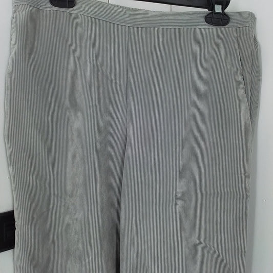 Alfred Dunner Women's Grey Polyester Pants - Size 16
