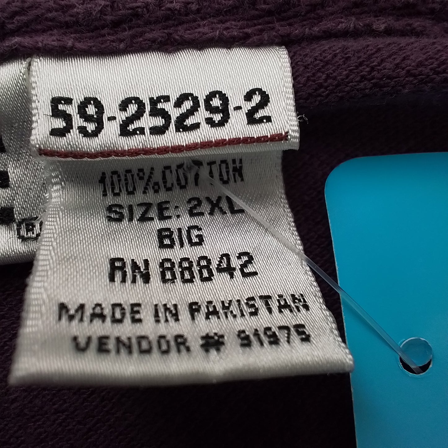 Men's 2XL Purple Cotton Polo Shirt