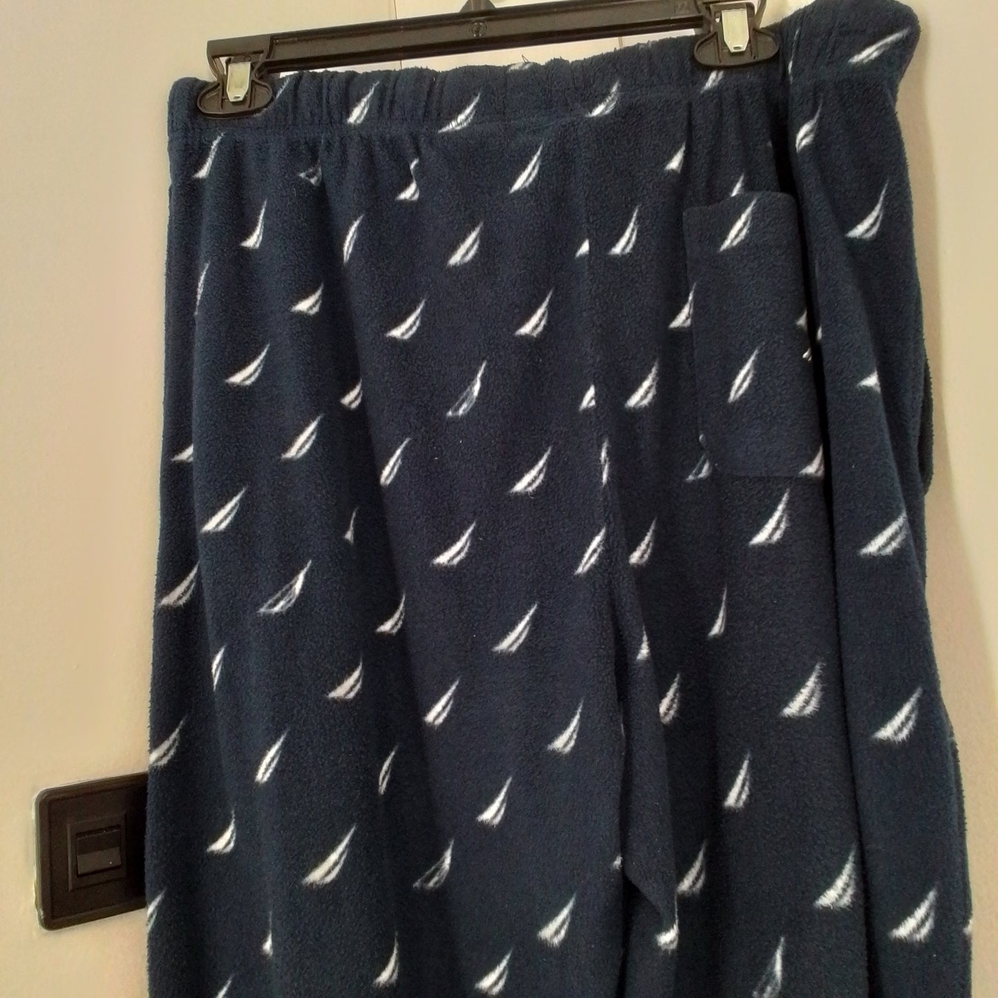 Nautica Men's Blue Fleece Pajama Pants, Size M