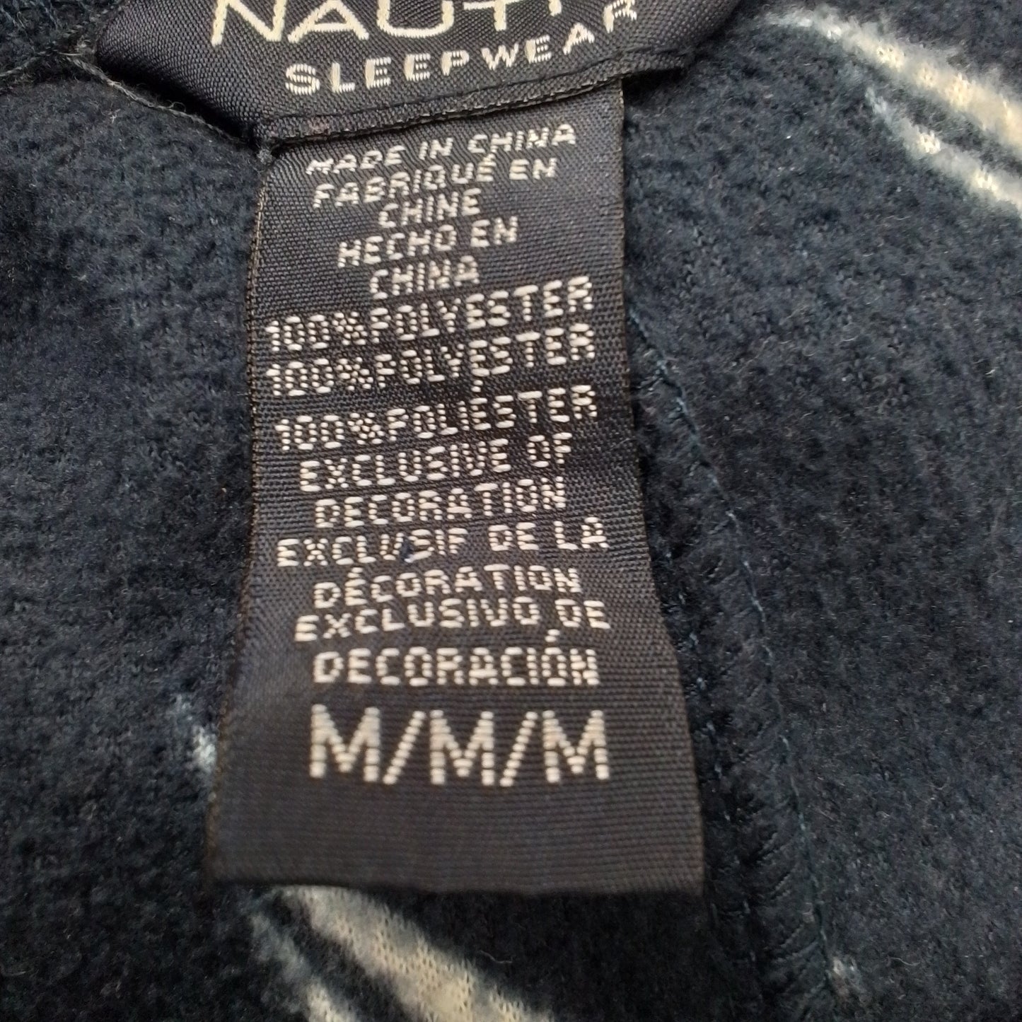 Nautica Men's Blue Fleece Pajama Pants, Size M