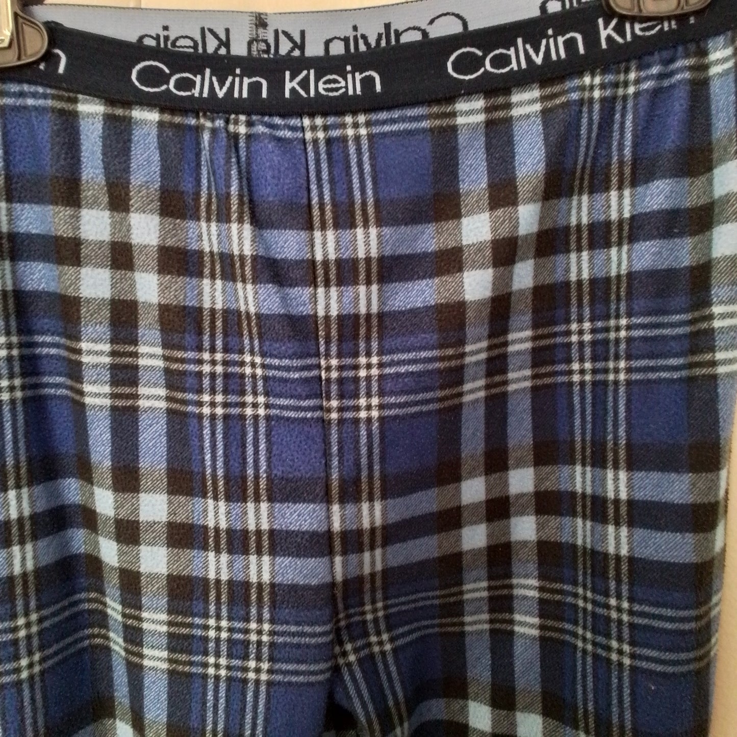 Calvin Klein Kids Blue Flannel Pajama, Size L