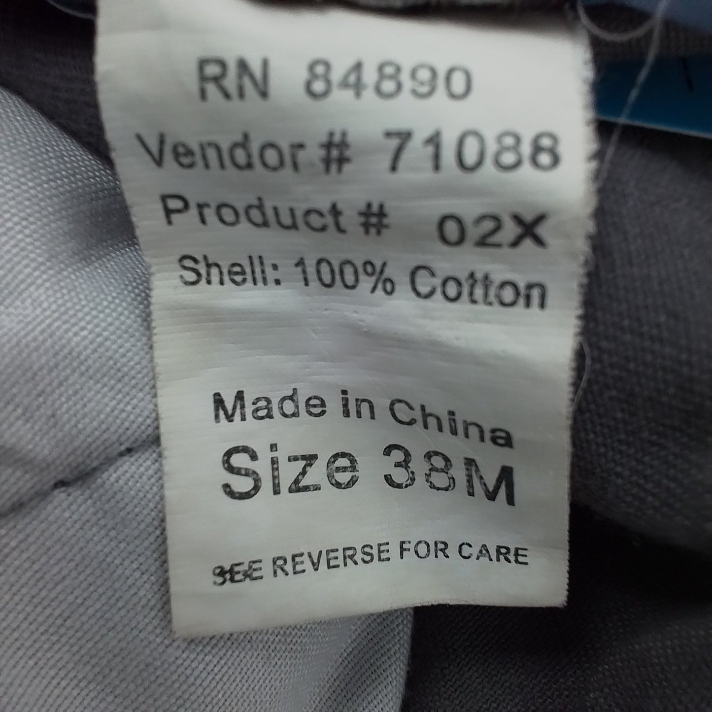 Men's Green Cotton Pants - Size 38