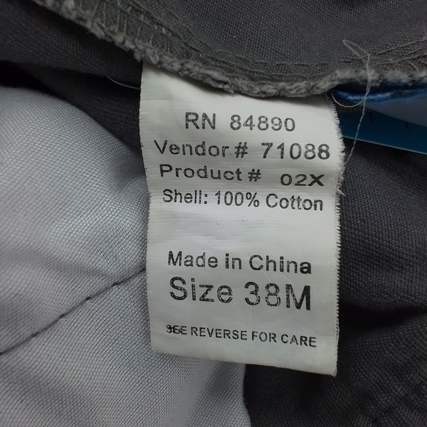 Men's Green Cotton Pants - Size 38