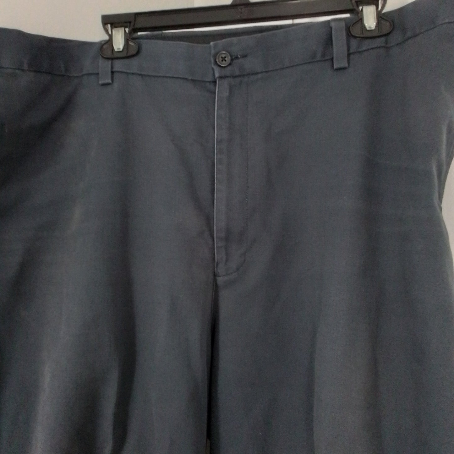 Savane Men's Grey Cotton Dress Pants 44x32