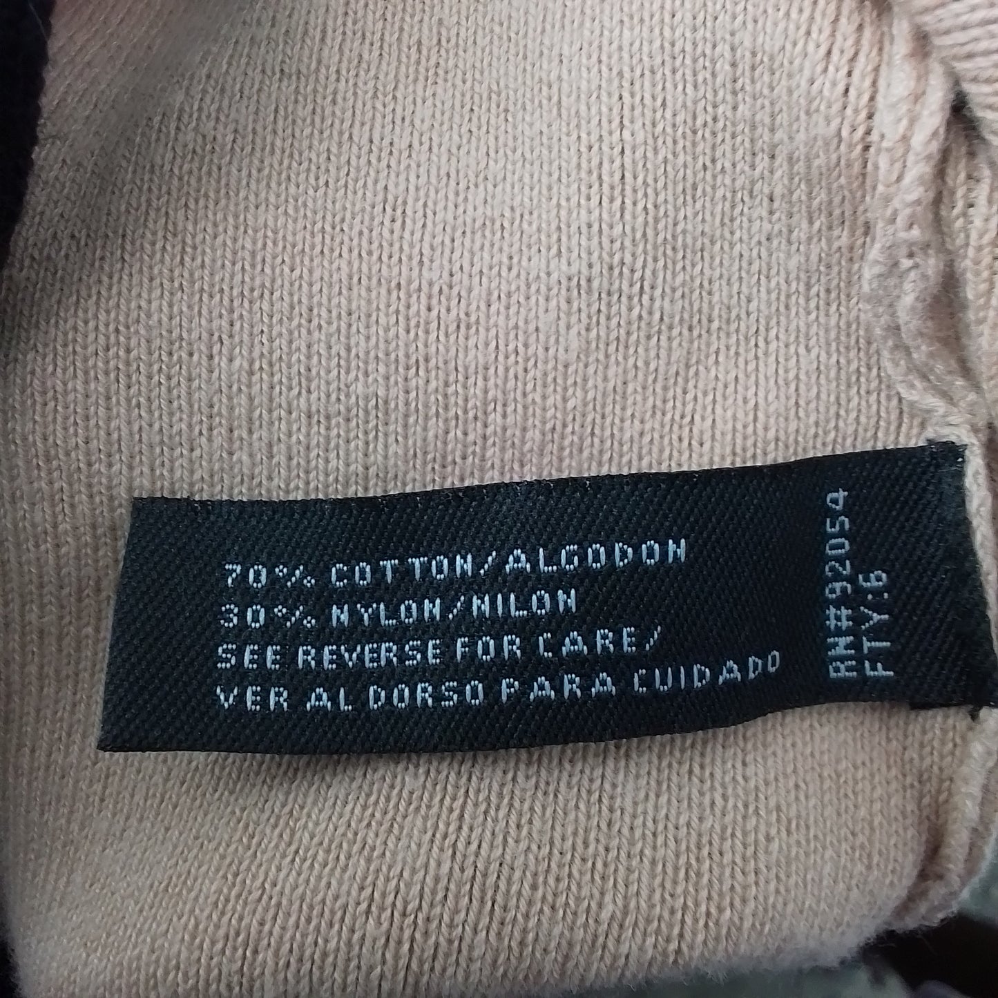 Women's Sweater - Brown/Black, Size S, Cotton/Nylon