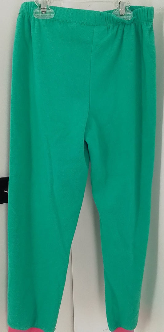 Kids Green Polyester Sweat Pants