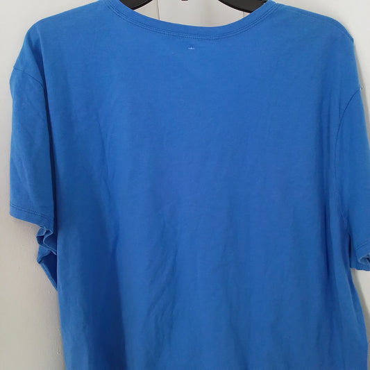 Just My Size Women's Blue Cotton Shirt - 4XL