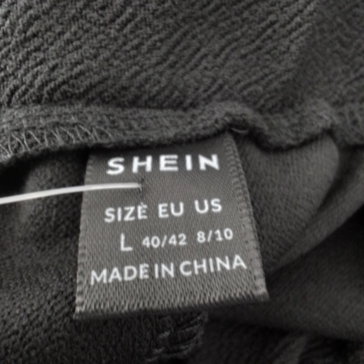 SHEIN Women's Black Polyester Pants - Size L