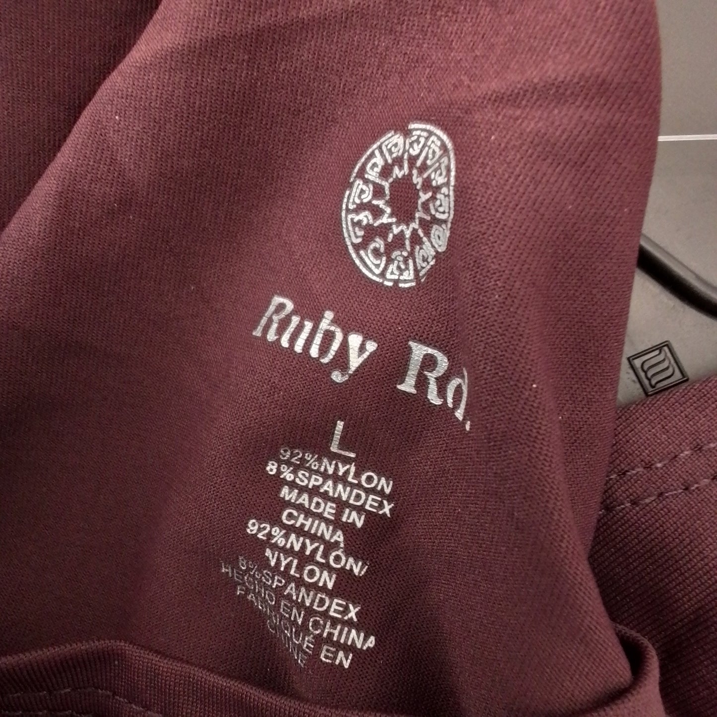 Ruby Rd Women's Red Nylon Tank Top - Size L