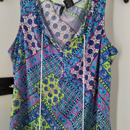 New Directions Women's Blue Blouse - Size M