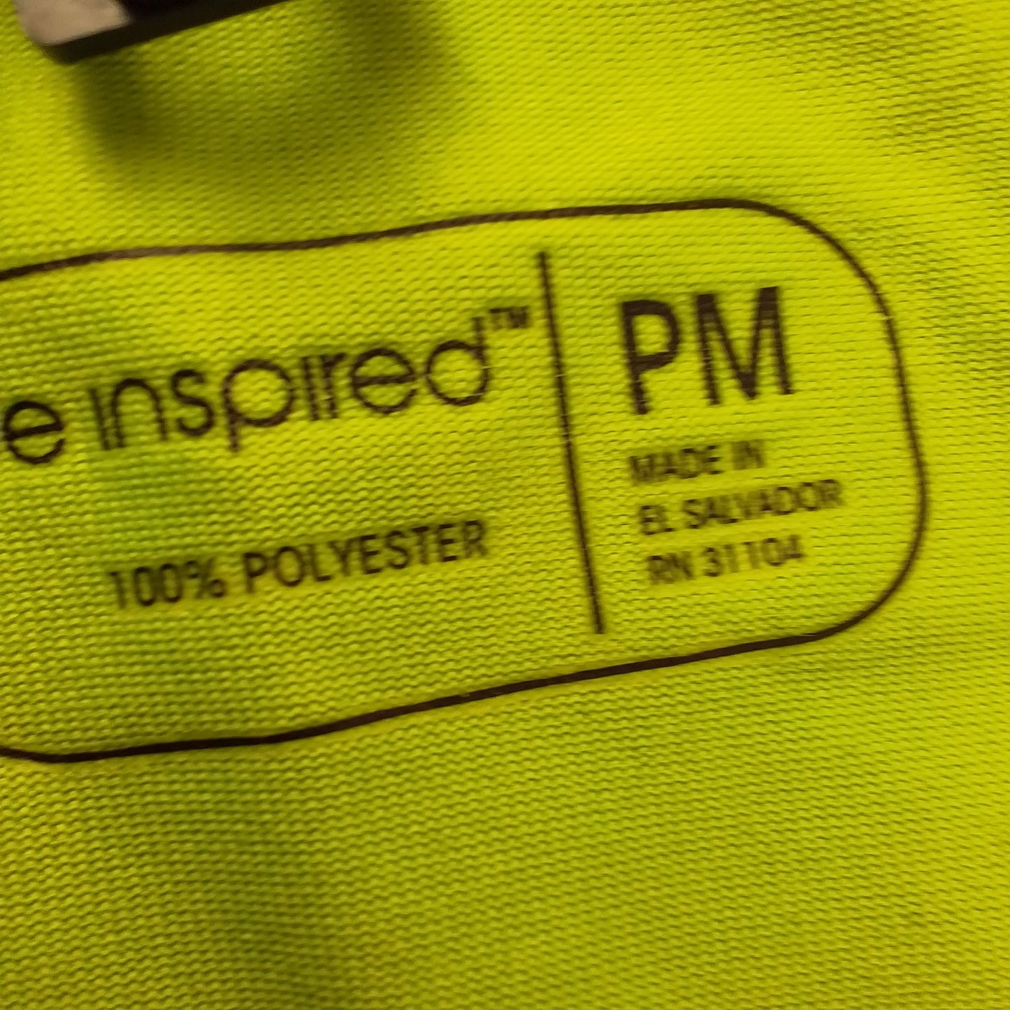 Women's Green Polyester T-Shirt - Size M