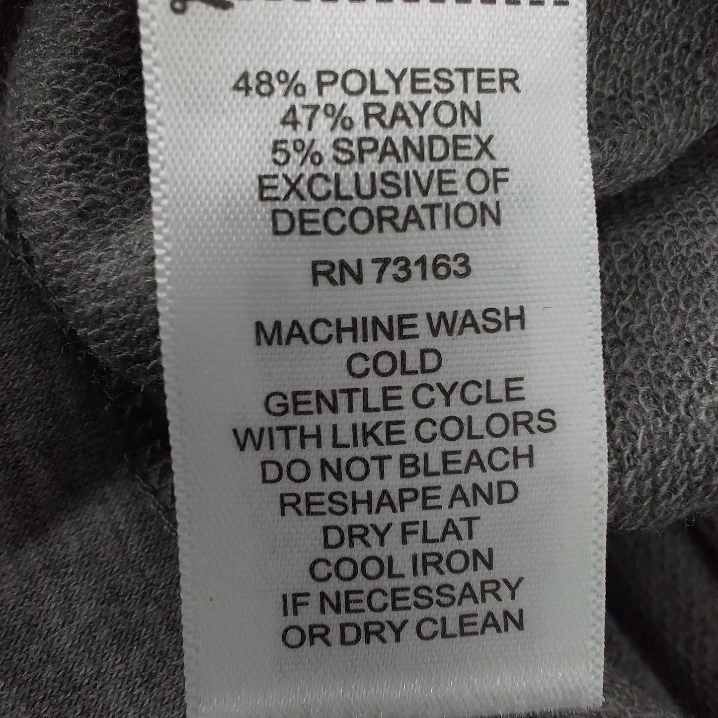 Women's Grey Polyester Tunic - Size L