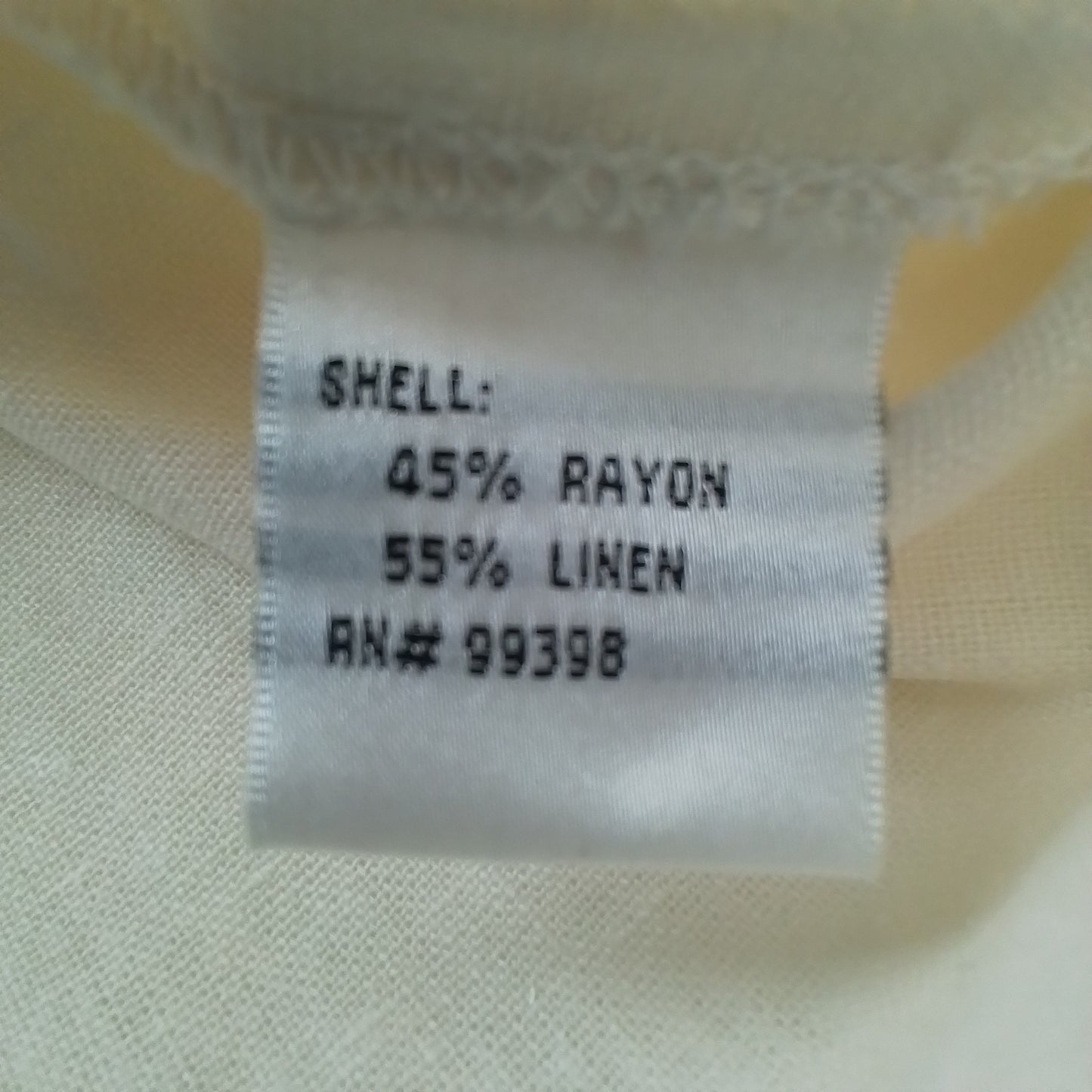 tan Women's Blouse - Rayon Linen