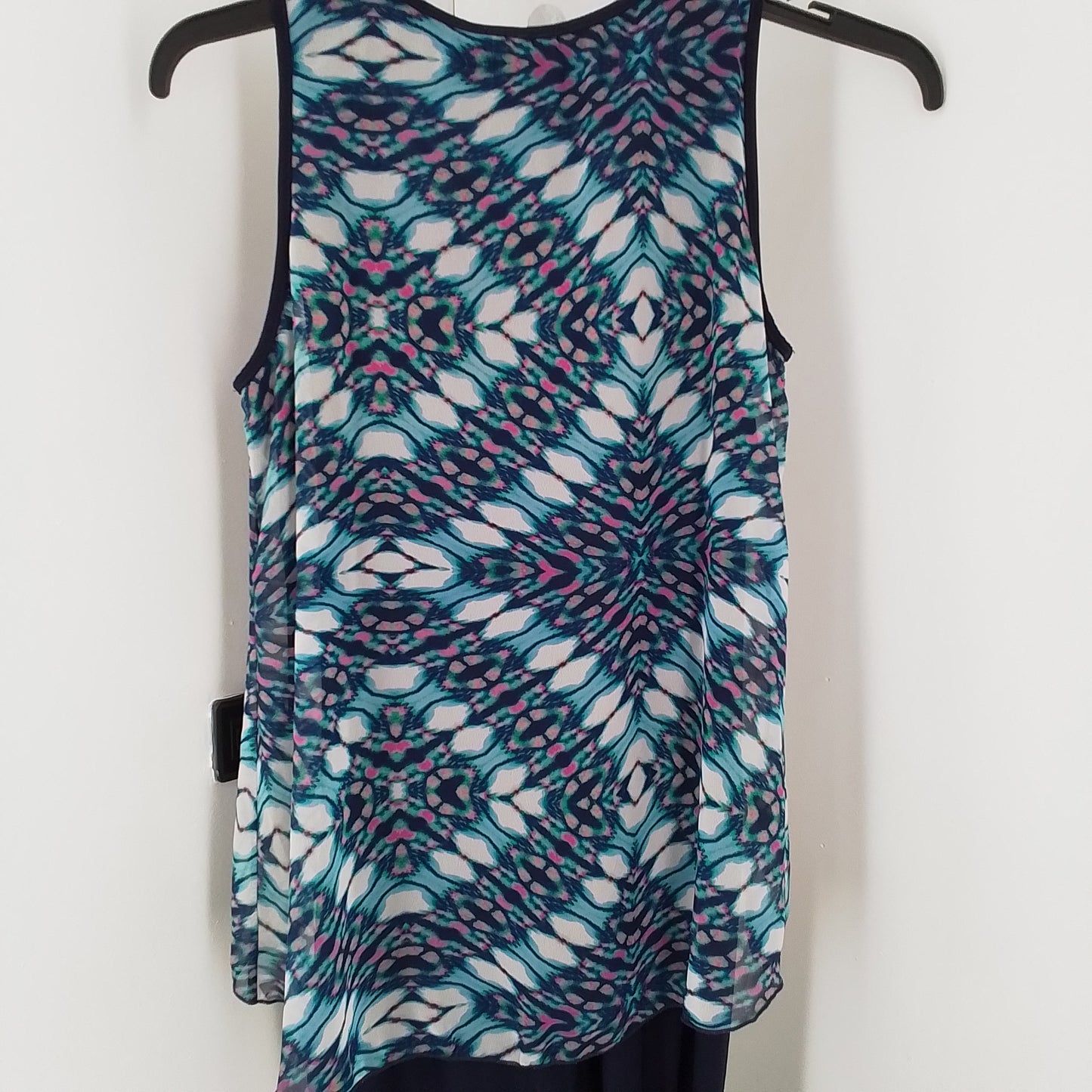 New Directions Womens Dress - Size S - Blue/Aqua/Pink/White - Polyester