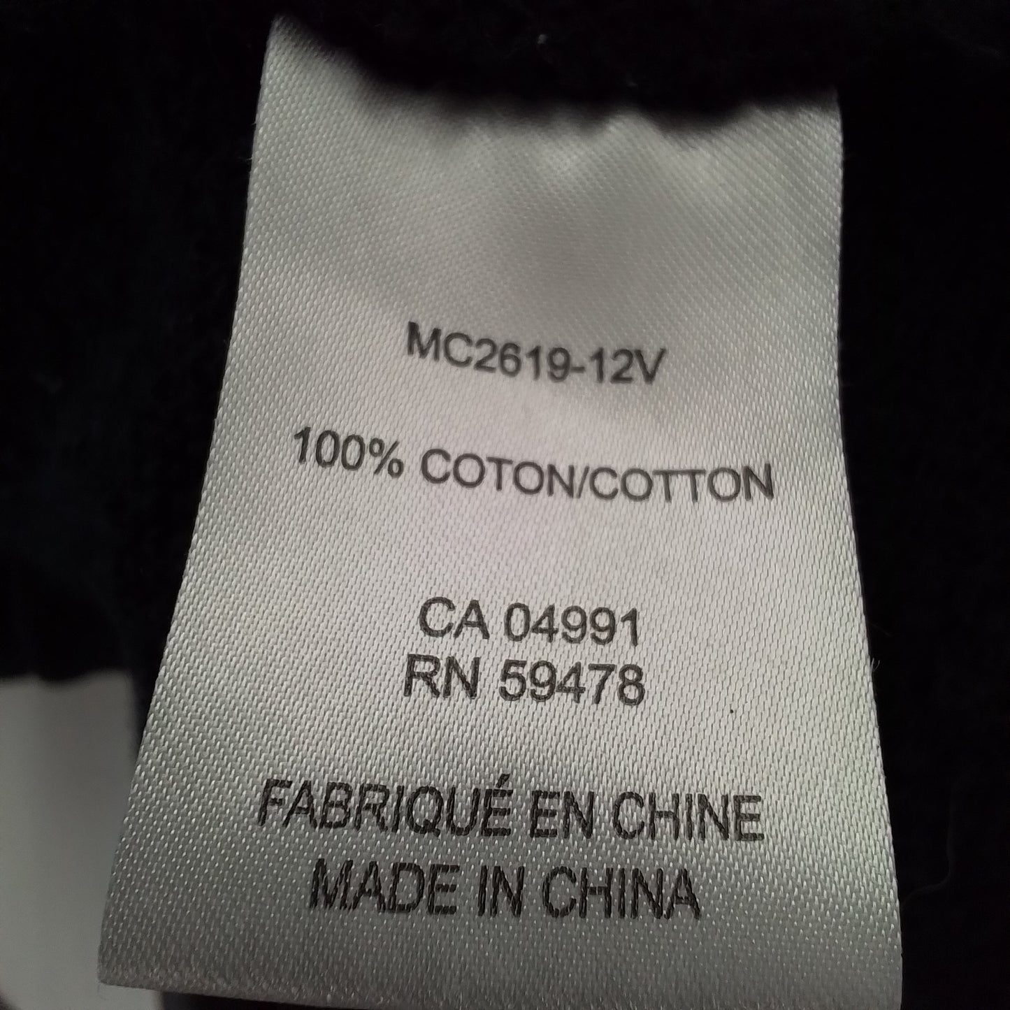 Women's Black Cotton Dress - XS