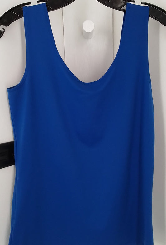 Women's Blue Nylon Tank Top - Size M