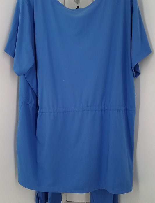 Women's Blue Polyester 2piece Top and bottom Size 3X