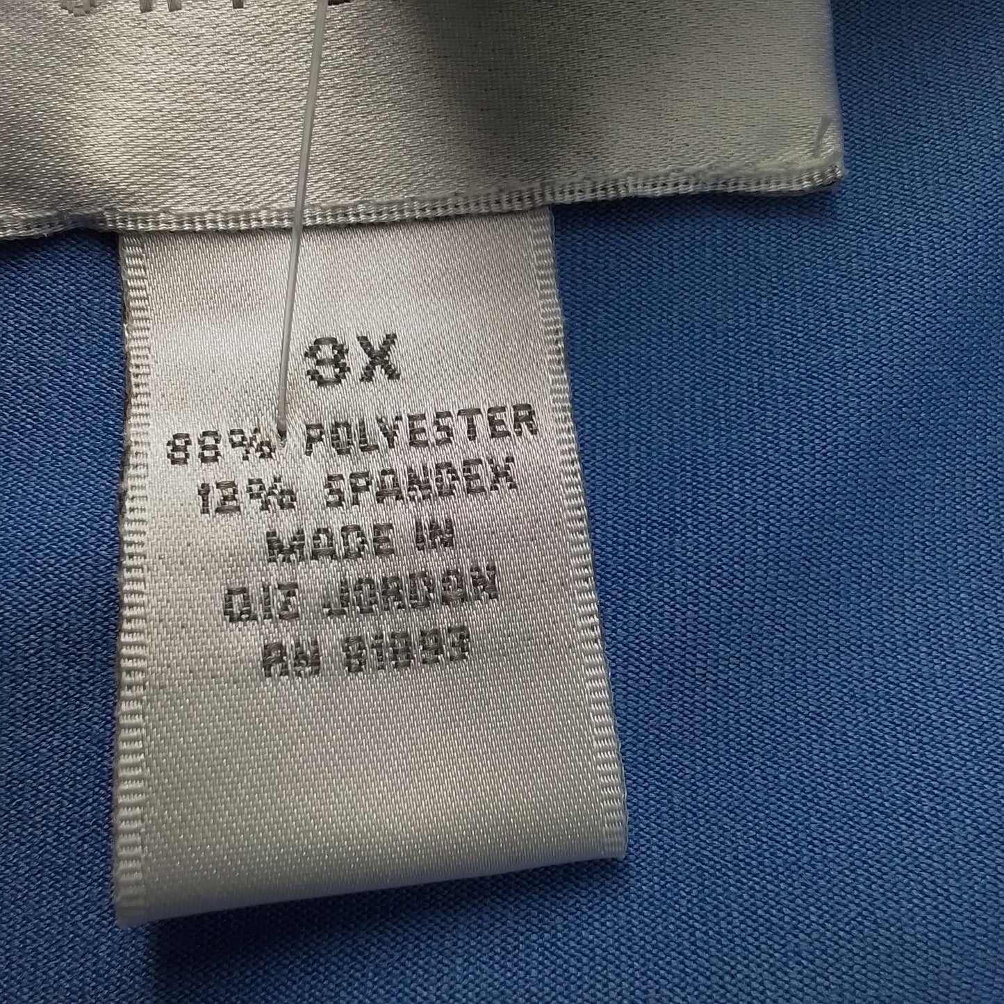 Women's Blue Polyester 2piece Top and bottom Size 3X