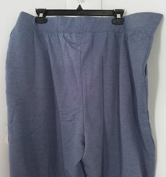 Women's Blue Pajamas 3X - Polyester/Rayon/Spandex