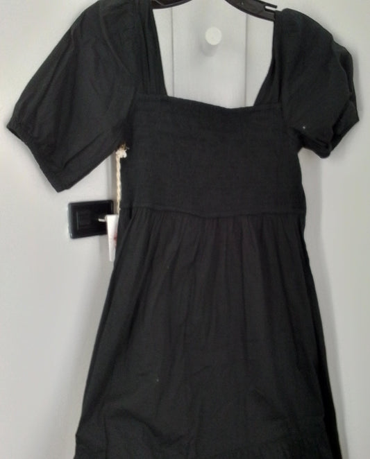 Women's Black Dress - Size M, Cotton/Polyester