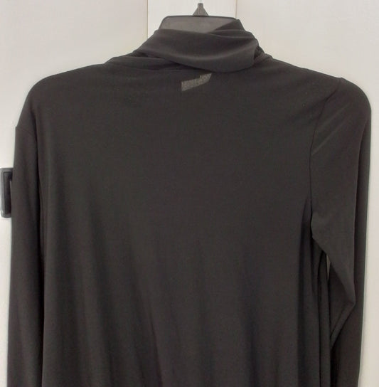 Women's Black Polyester Dress - Size M