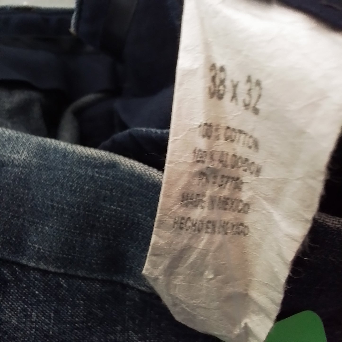 Savane Men's Blue Cotton Jeans 38x32