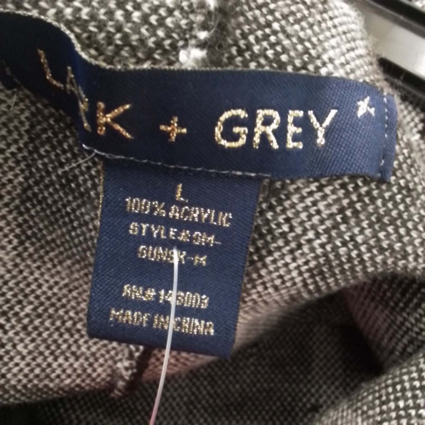 Women's Acrylic Skirt - Size L - White, Black, Grey