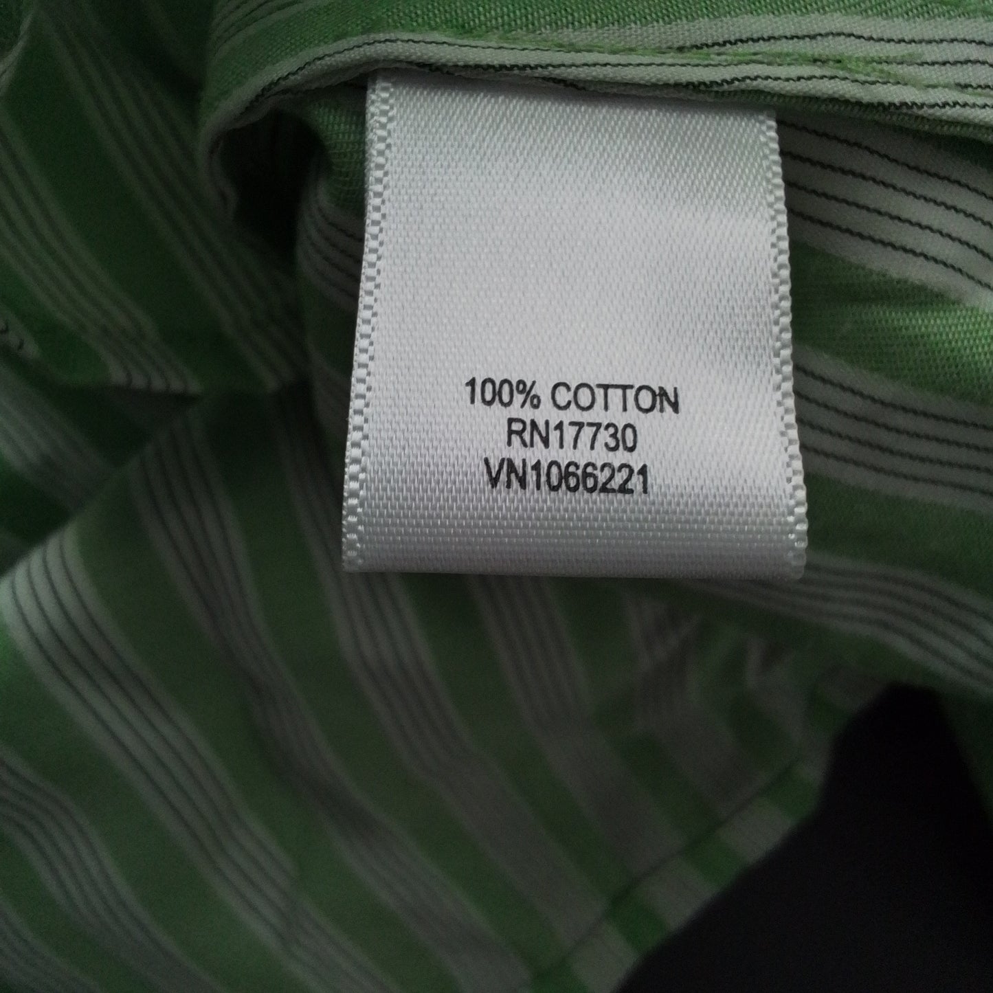 Merona women's Blouse L White/Green Cotton