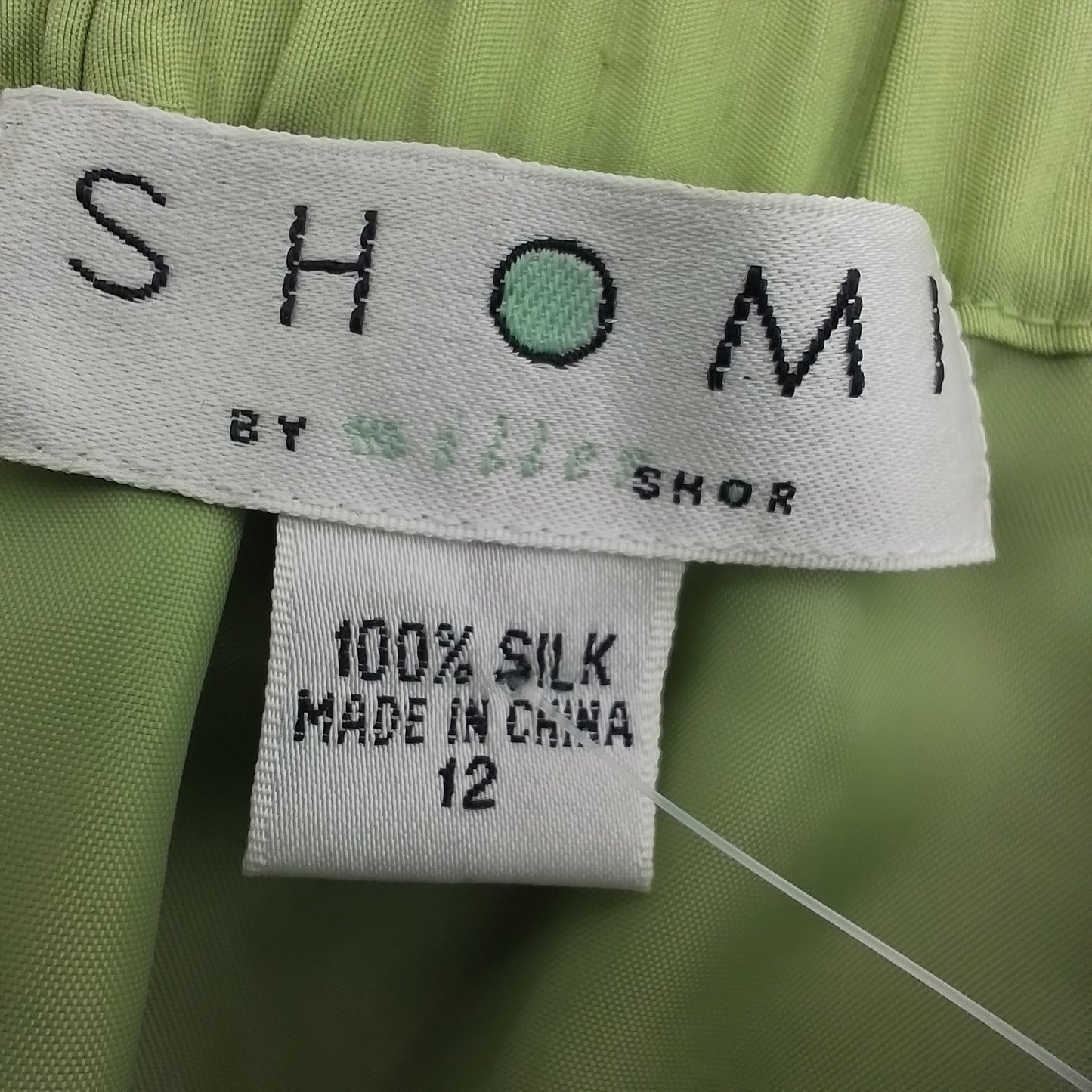 Women's Silk Green Skirt - Size 12