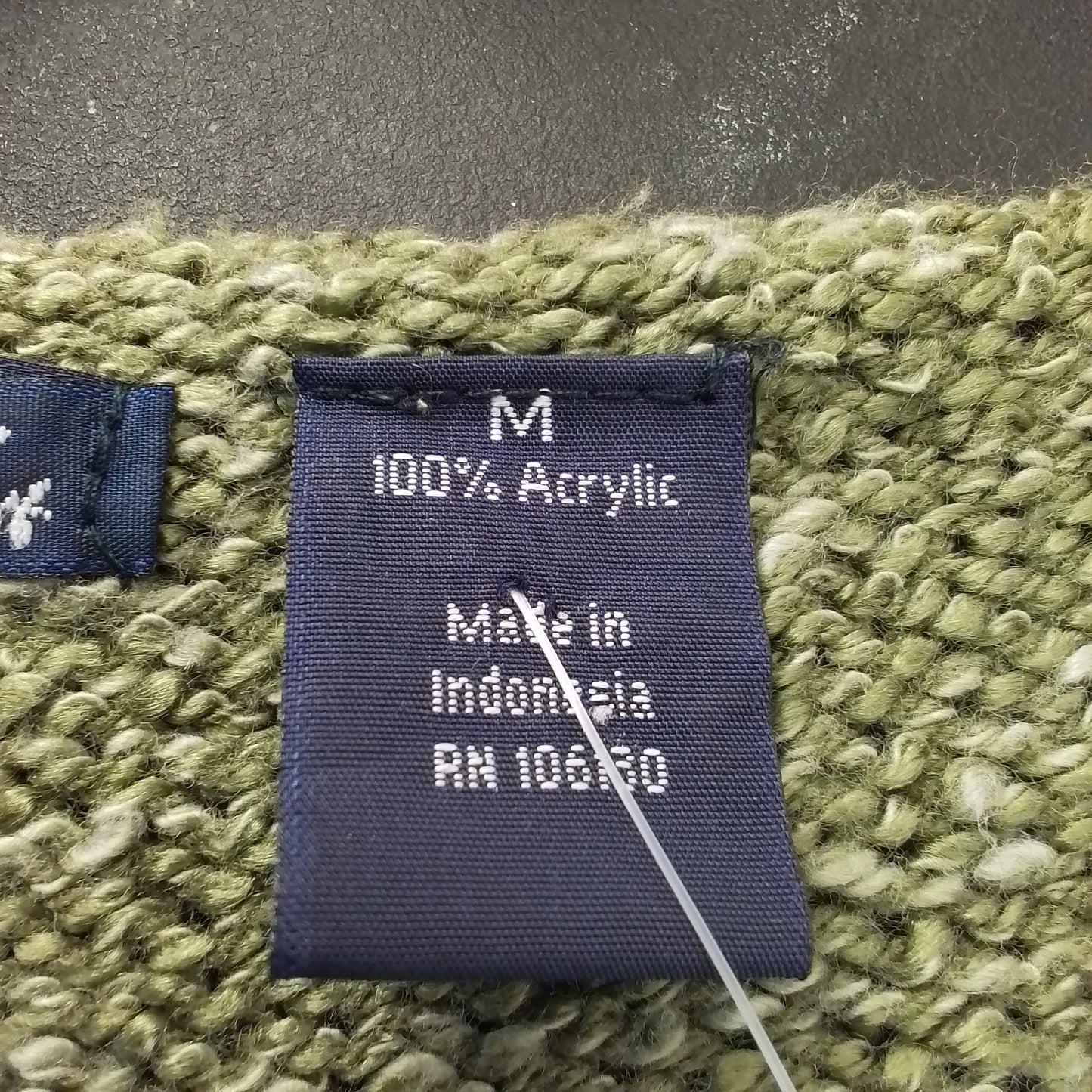 Women's Brown Acrylic Cardigan - Size M