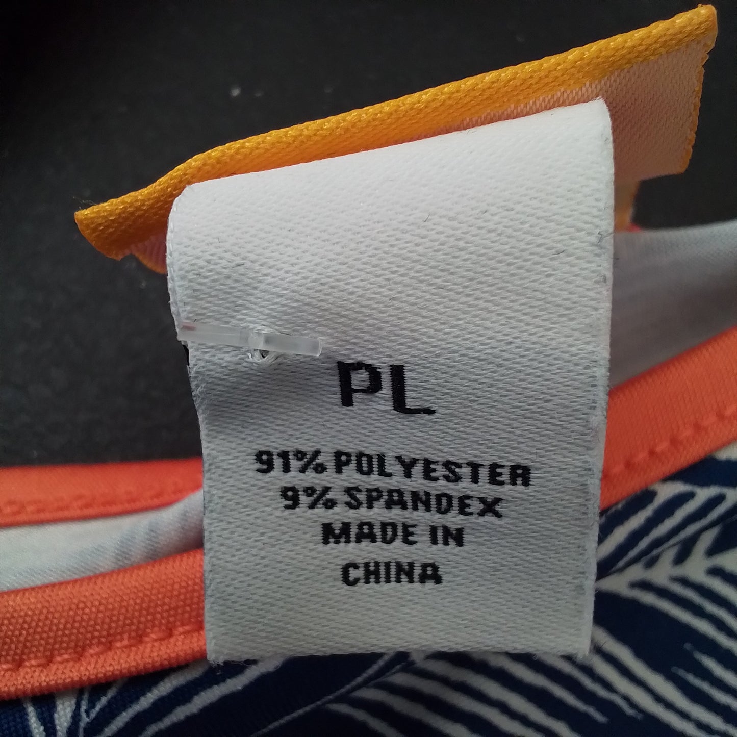 Ruby Rd Women's Shirt - Orange/White/Blue - Size L/Ps