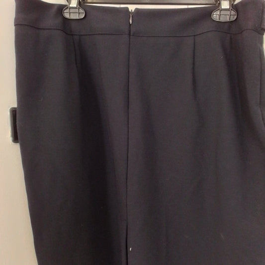 Women's Black Skirt - Size 14, Polyester/Rayon/Spandex