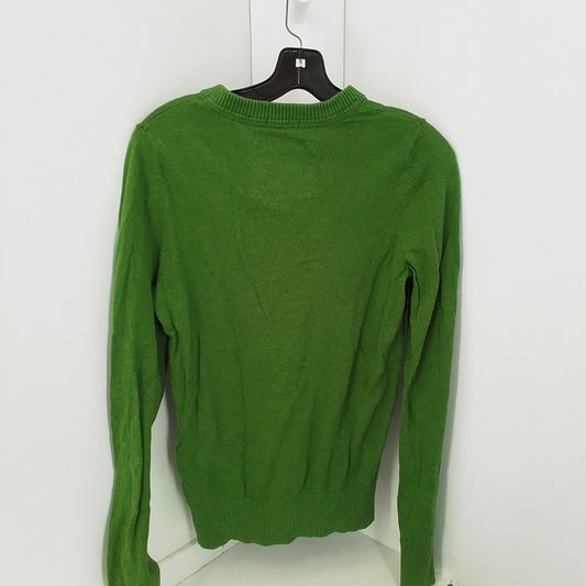 Abercrombie & Fitch Women's Green Cotton Sweater - Size S