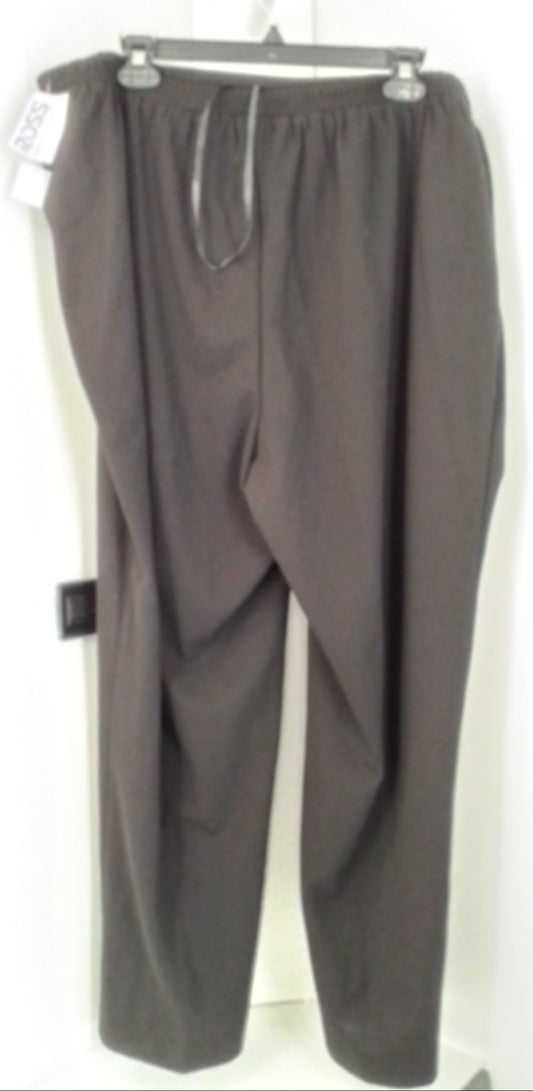 Women's Black Pants 22W Polyester Spandex