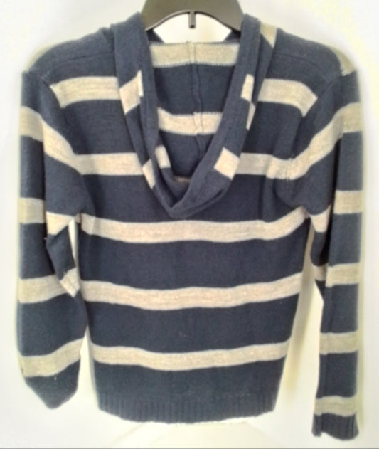Kids Acrylic Sweater - Black/Grey, Size L