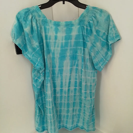 Women's Blouse XL White/Blue - bandolino