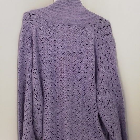 Women's Purple Coat - Acrylic/Polyester