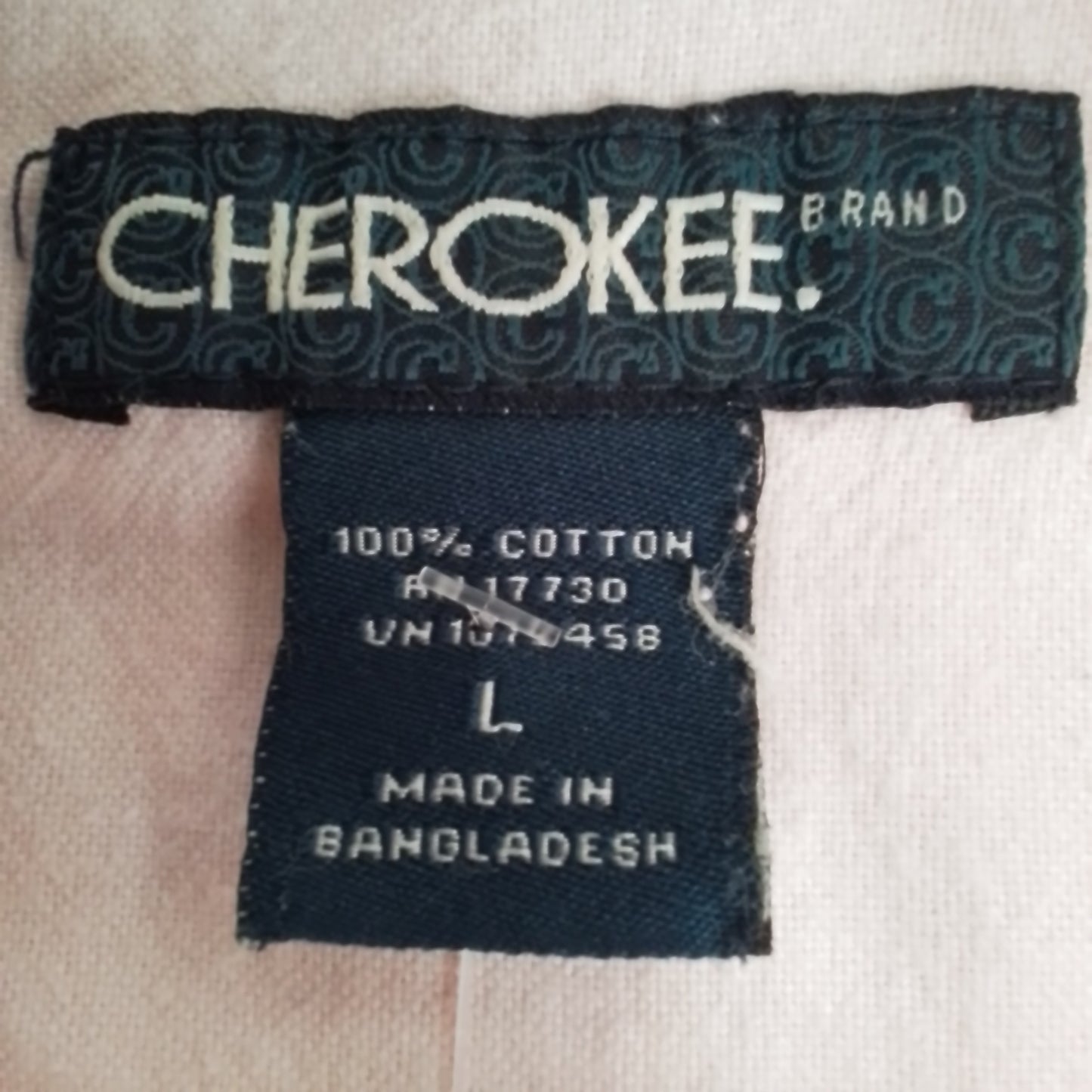 kids Cherokee button-down long sleeve shirt - L