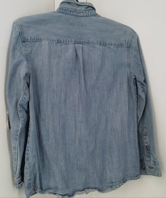Cherokee Kids Denim Cotton Button Up Shirt