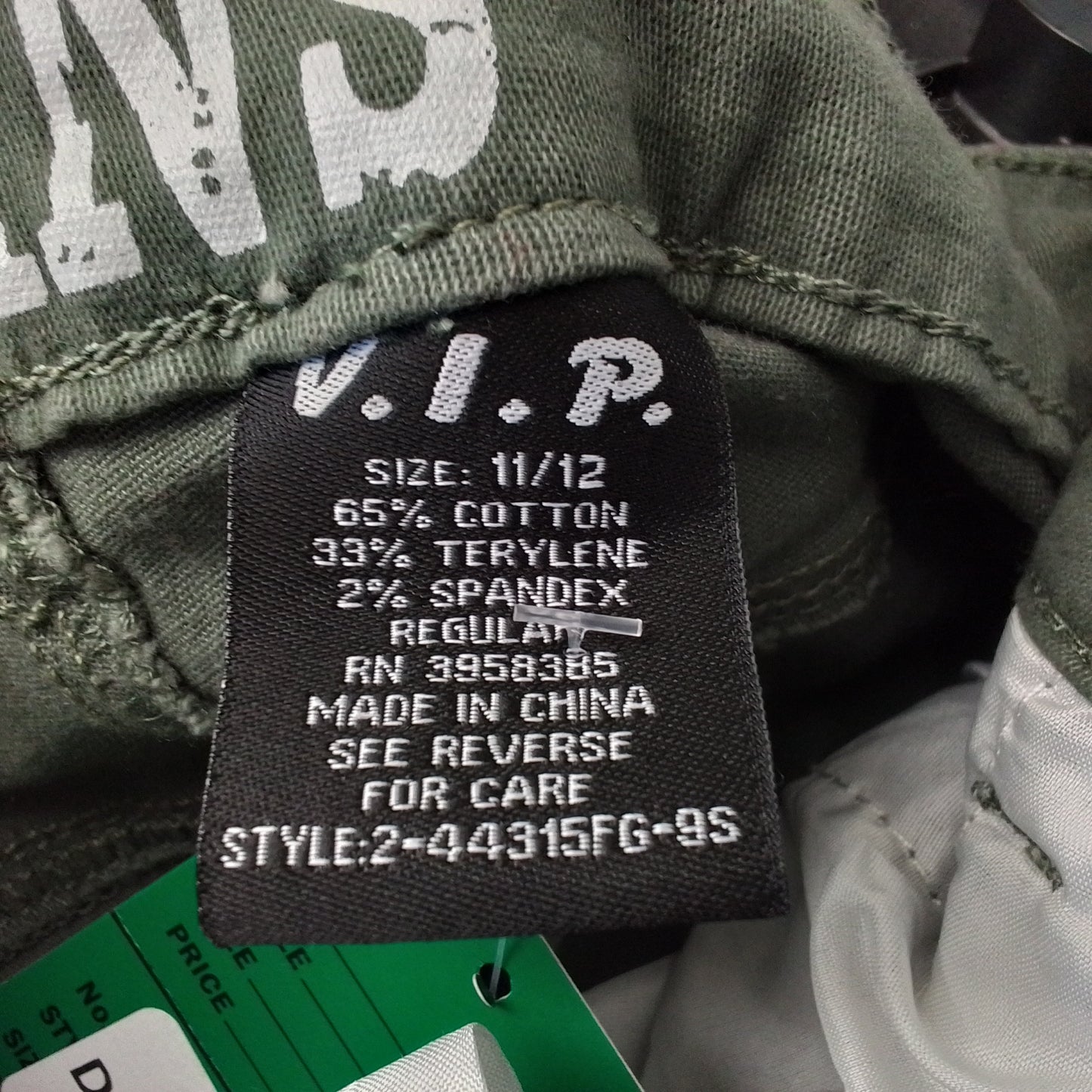 Women's VIP Jeans Cargo Pants Sz 11/12