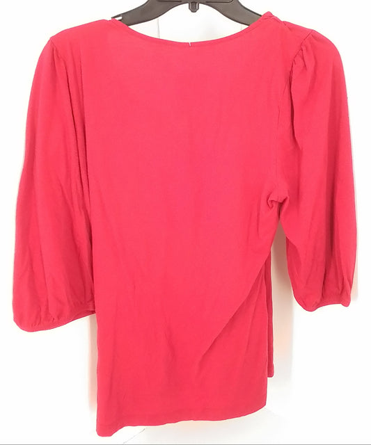 Women's Red Cotton Blouse - XL
