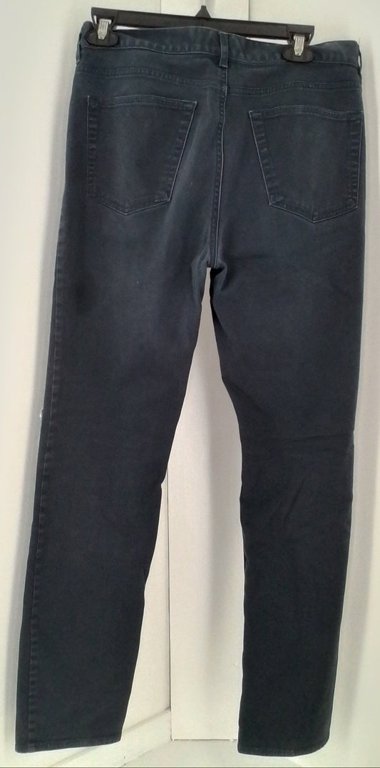 H&M Women's Black Jeans - Size L, Cotton