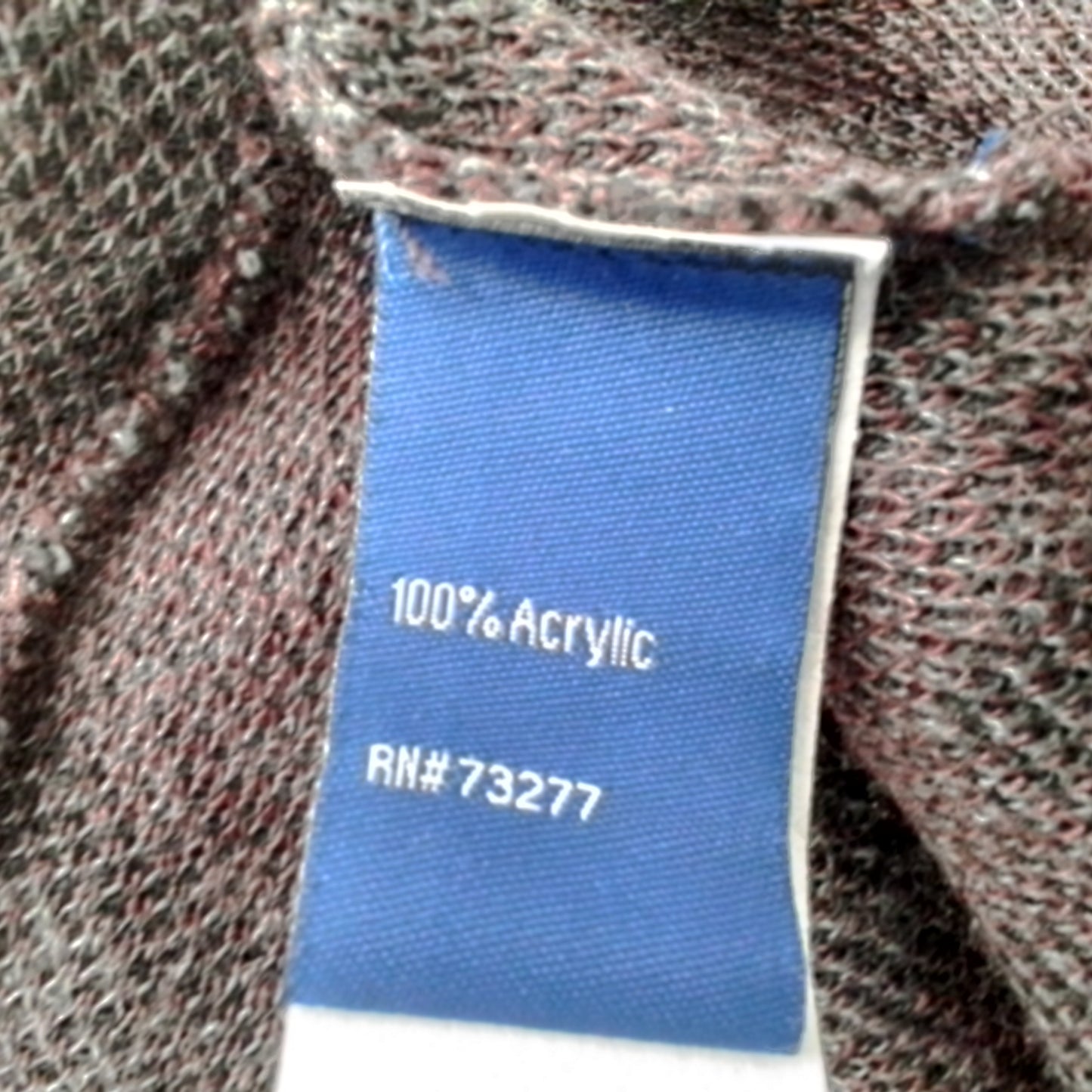 APT. 9 Women's Sweater, Size L, Red/Black/Grey, Acrylic