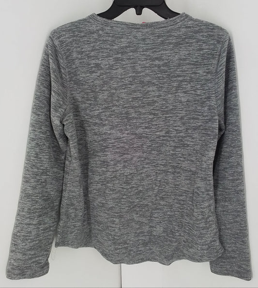 Tek Gear Women's Grey Shirt - Size PS