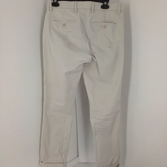 Gap Inc. Men's White Cotton Pants, Size 30-30