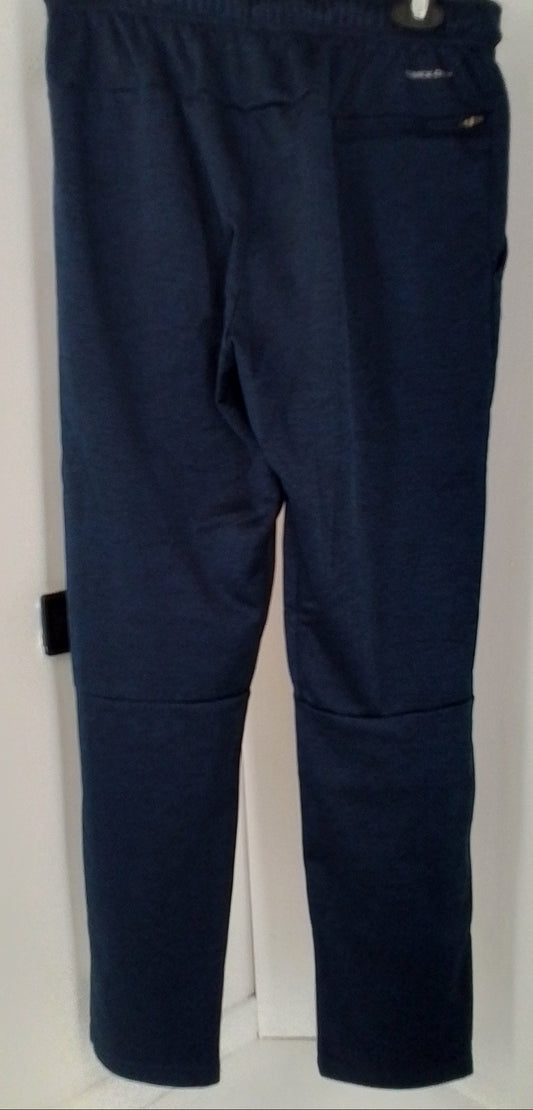 Women's Blue Polyester Tech Fleece Pants - Size S