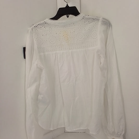 Gap Inc. Women's Blouse - White, Size S, Cotton